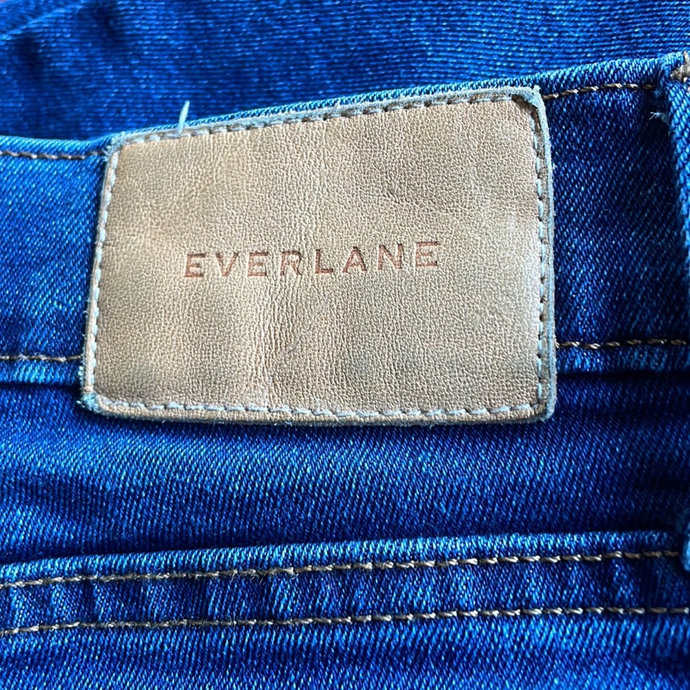 Everlane High Rise Raw Hem Jeans 27 tall - Picture 4 of 6